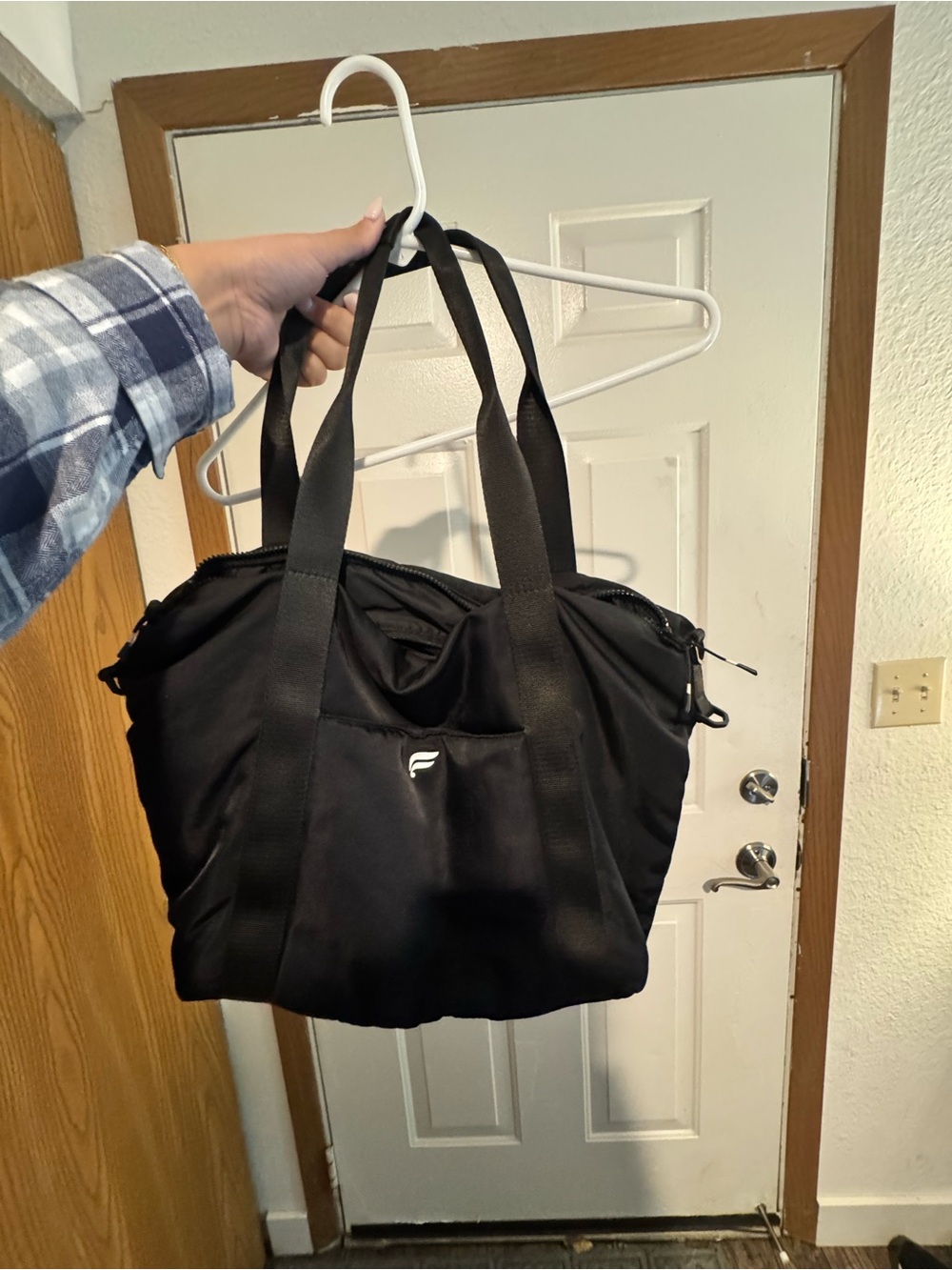 Fabletics Black Women's Tote with Dual Straps